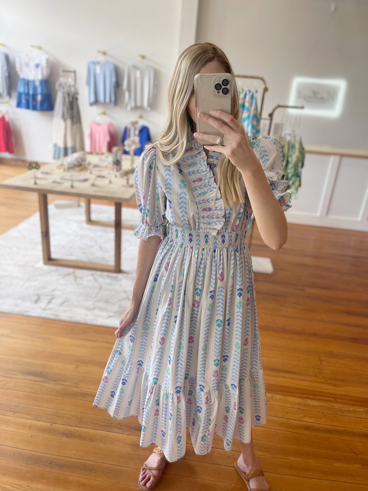 Sweet Life Midi Dress 100 Percent Cotton Effortless Elegance