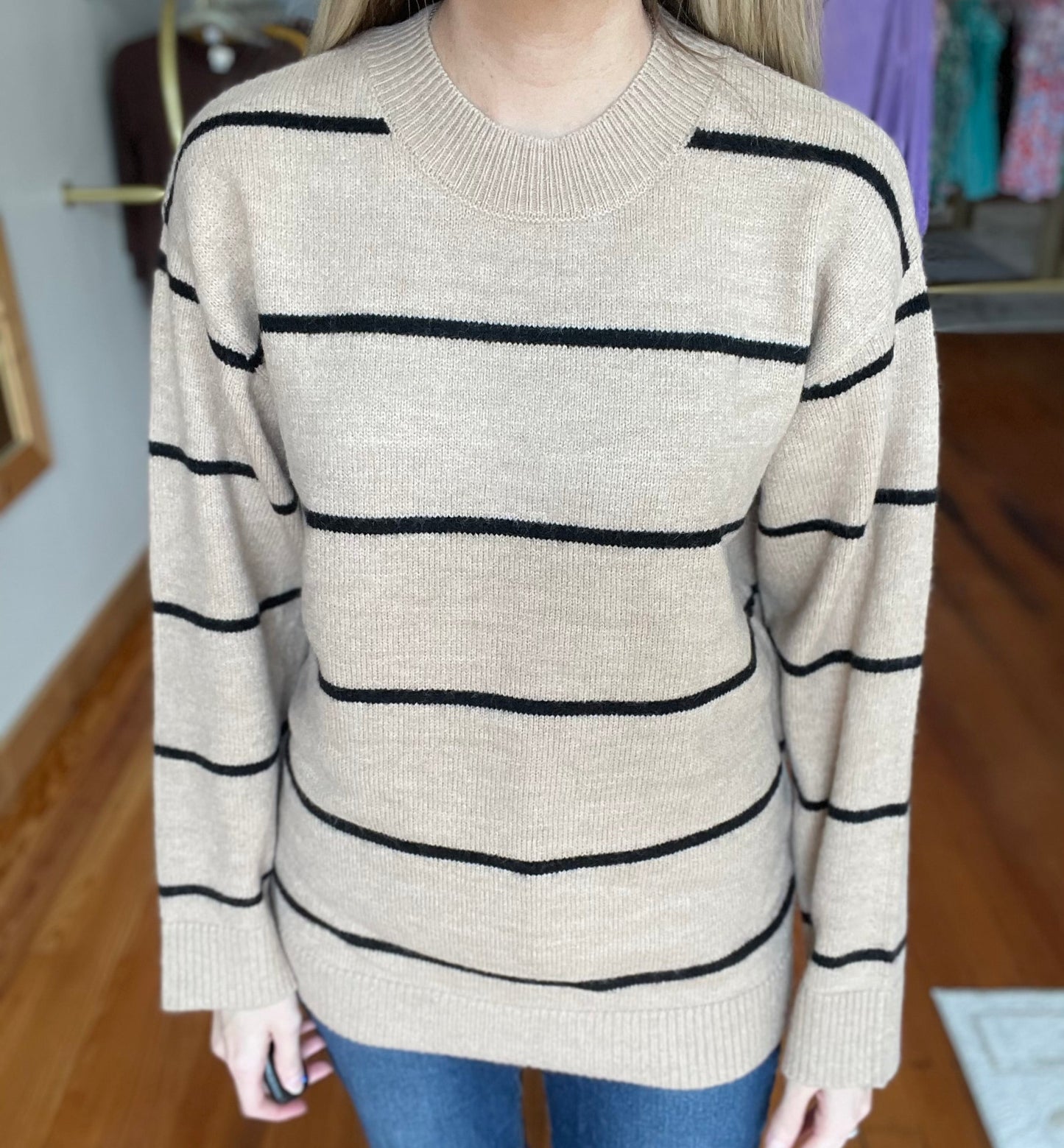 Clearly The One Sweater (Taupe)