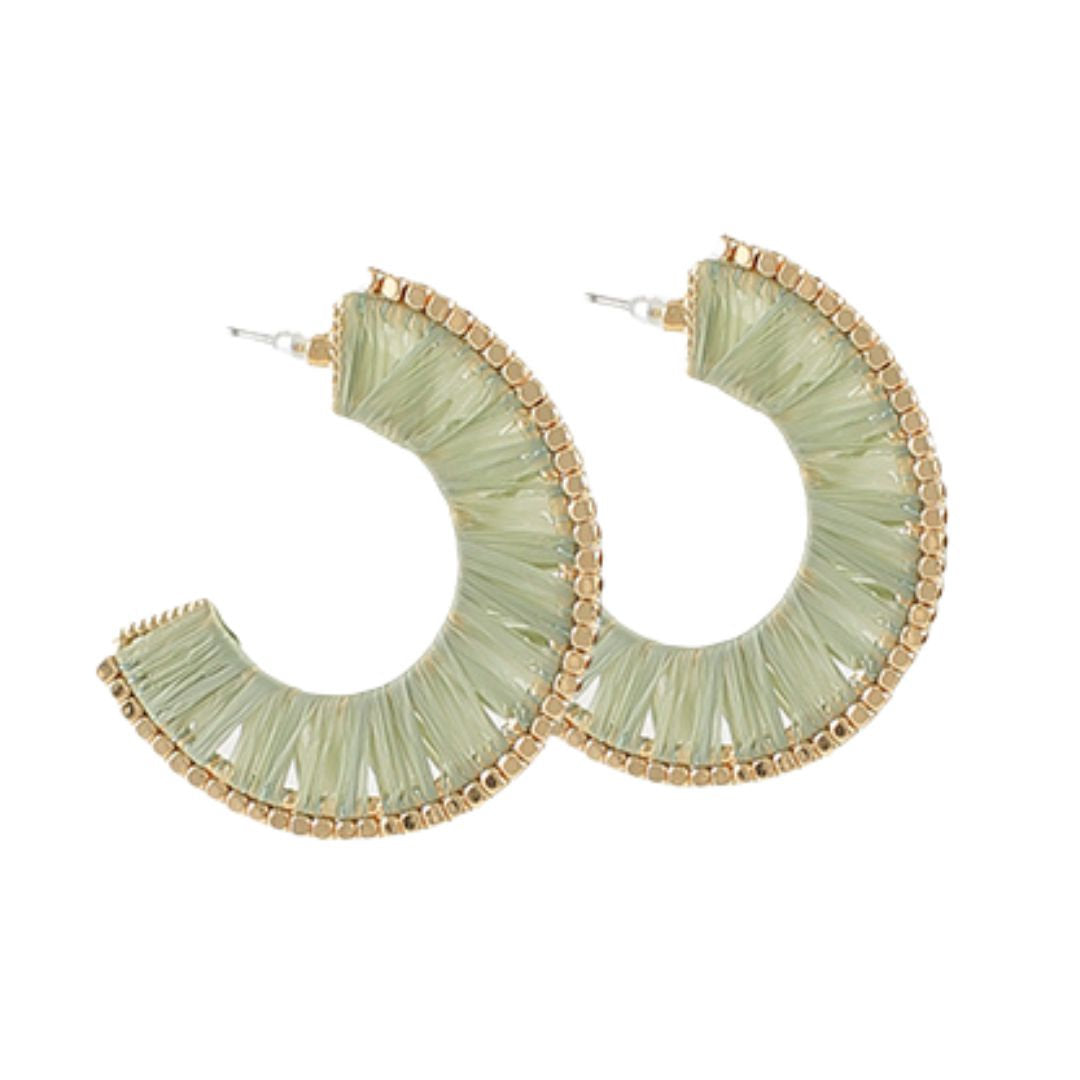 Woven Ocean Sand Earrings