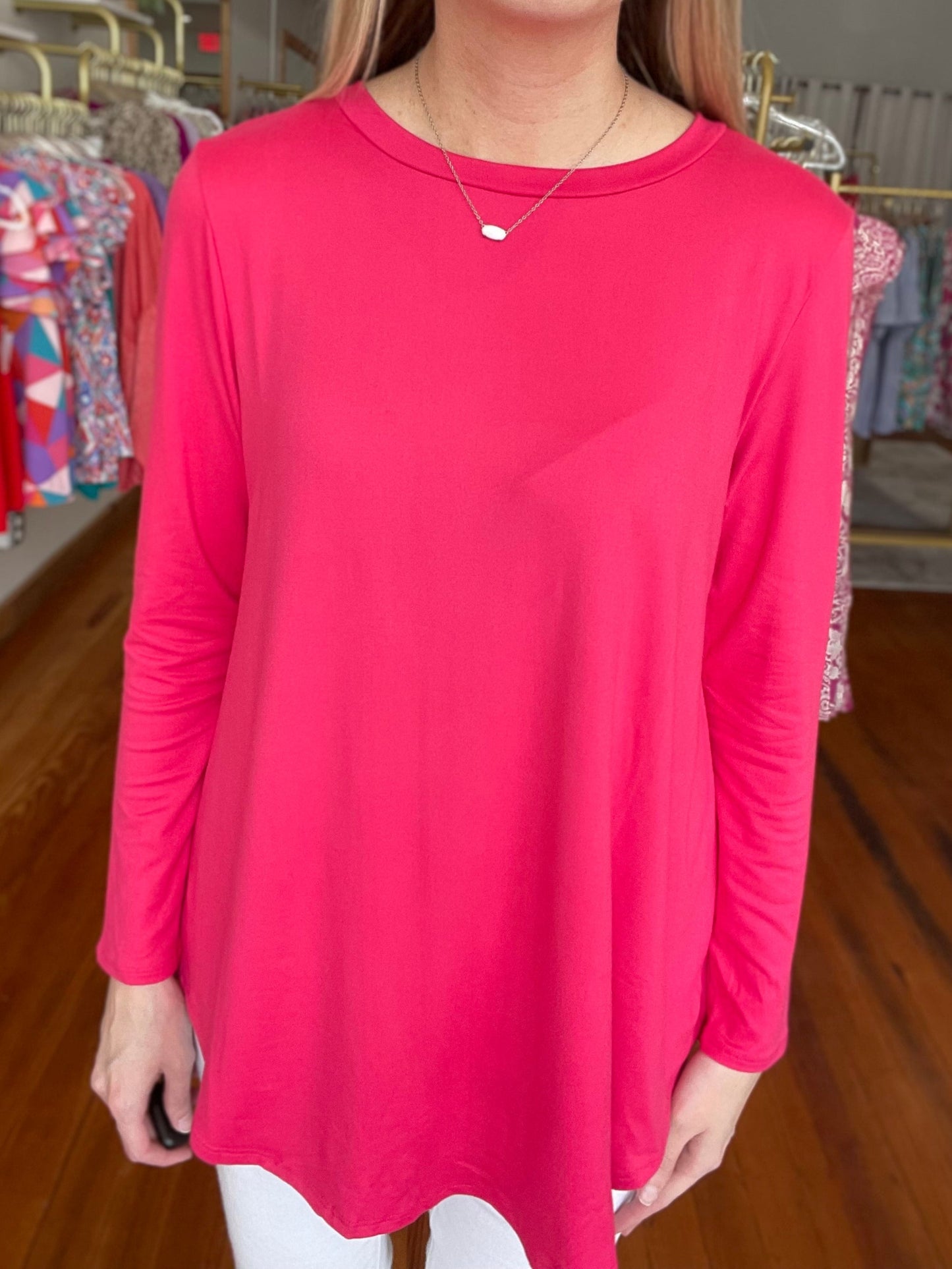 Butter Soft Top for Unmatched Comfort and Style Fuschia