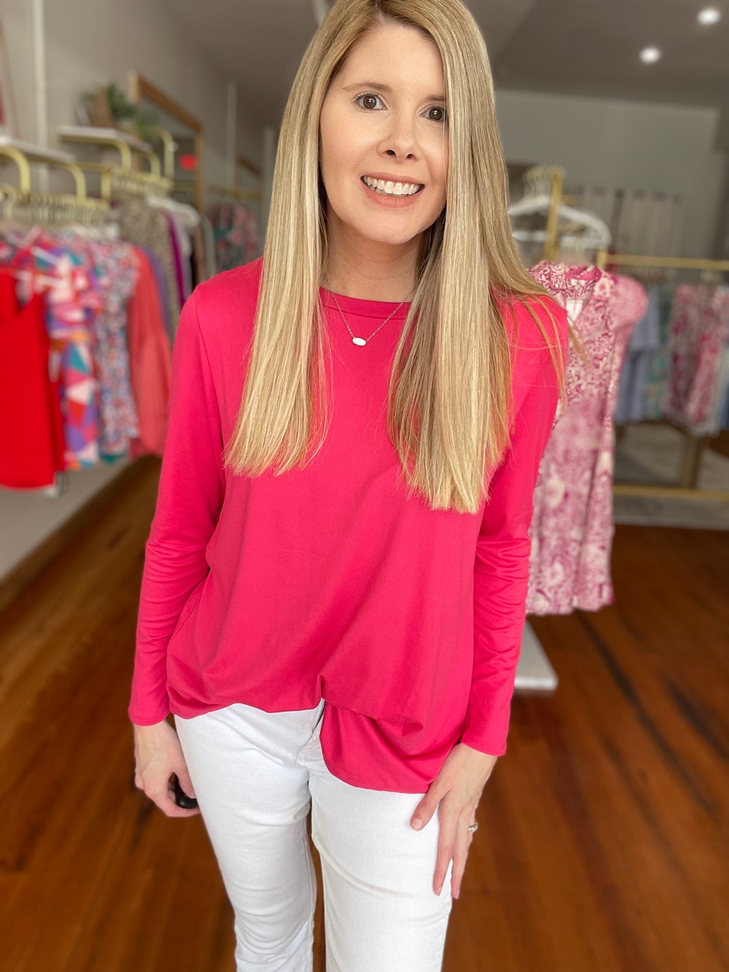 Butter Soft Top for Unmatched Comfort and Style Fuschia