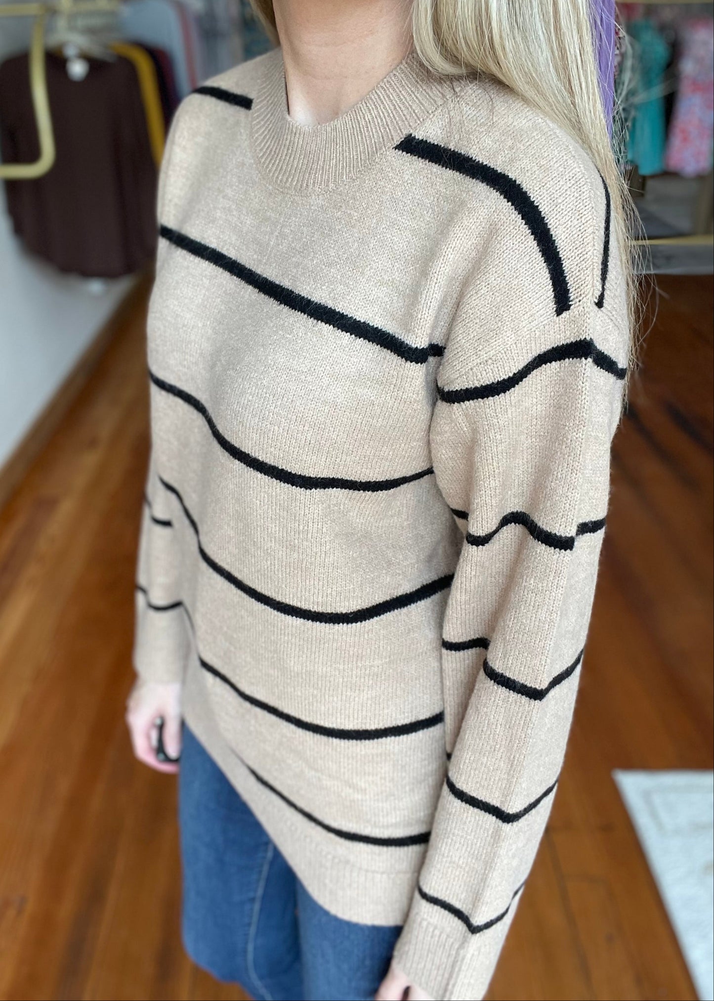 Clearly The One Sweater (Taupe)