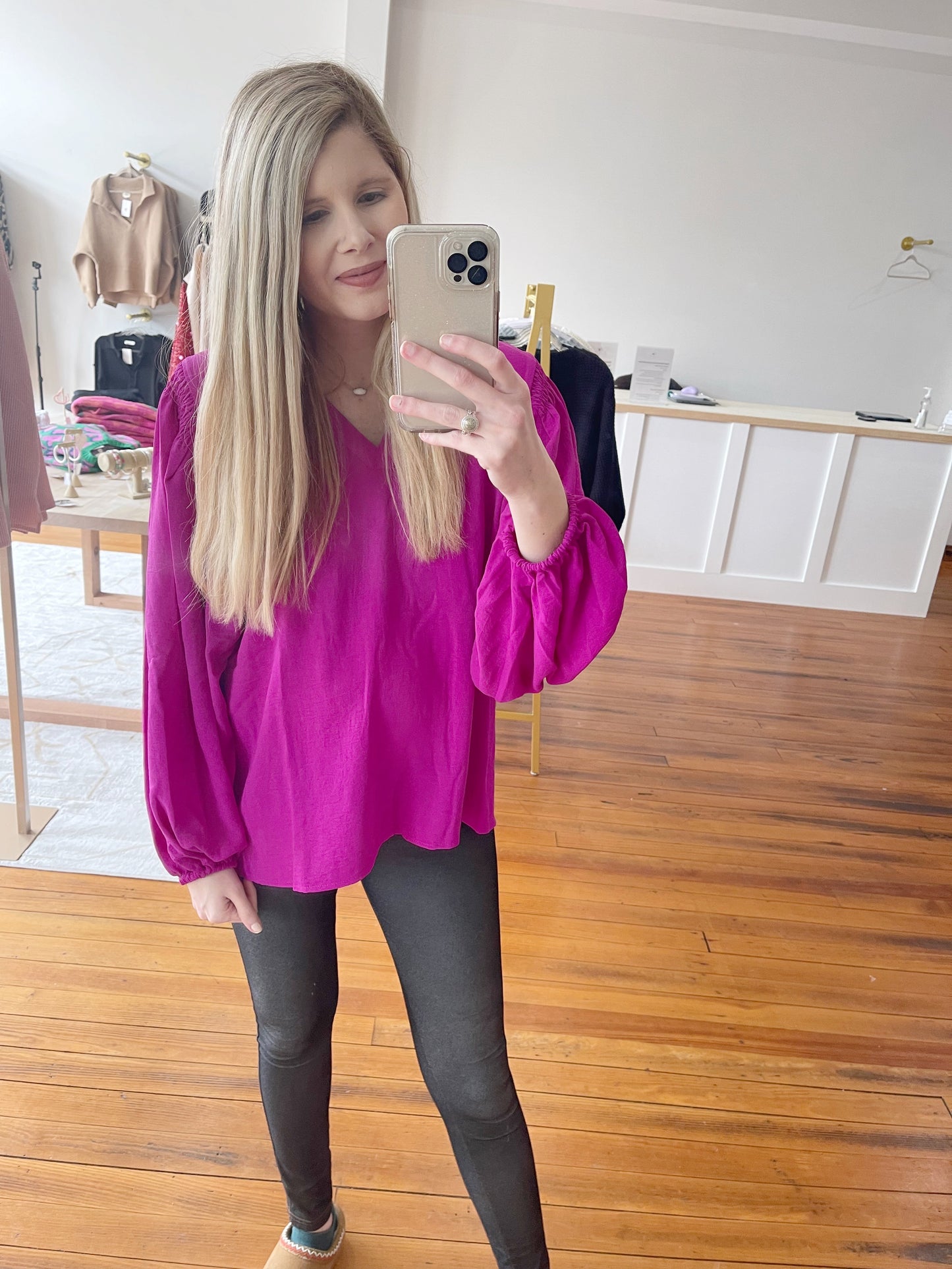 Magenta Magnificent Top