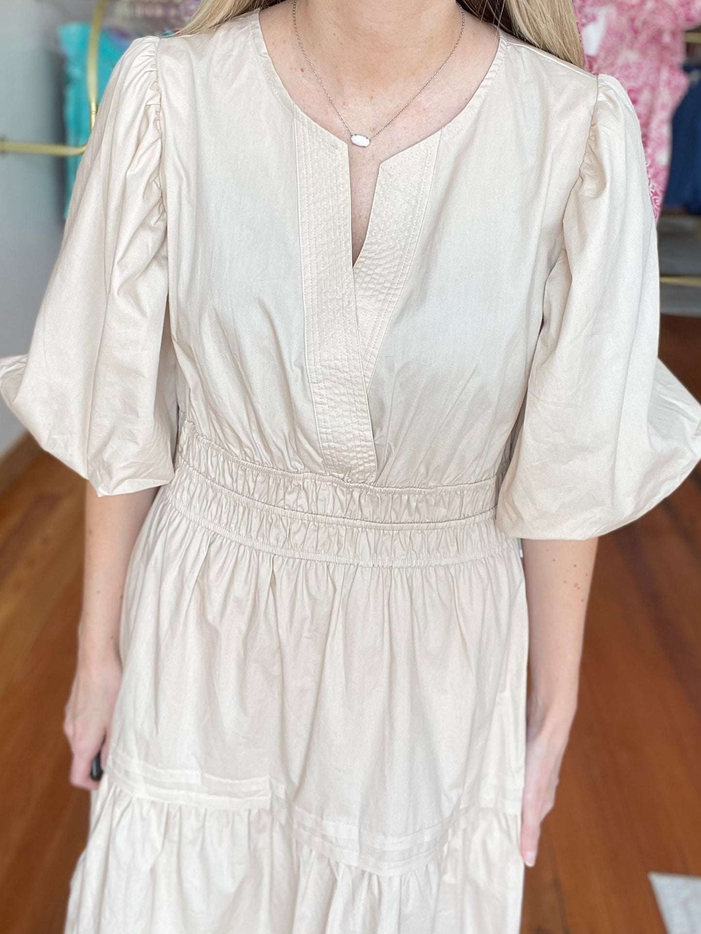 To Cute To Care Maxi Taupe