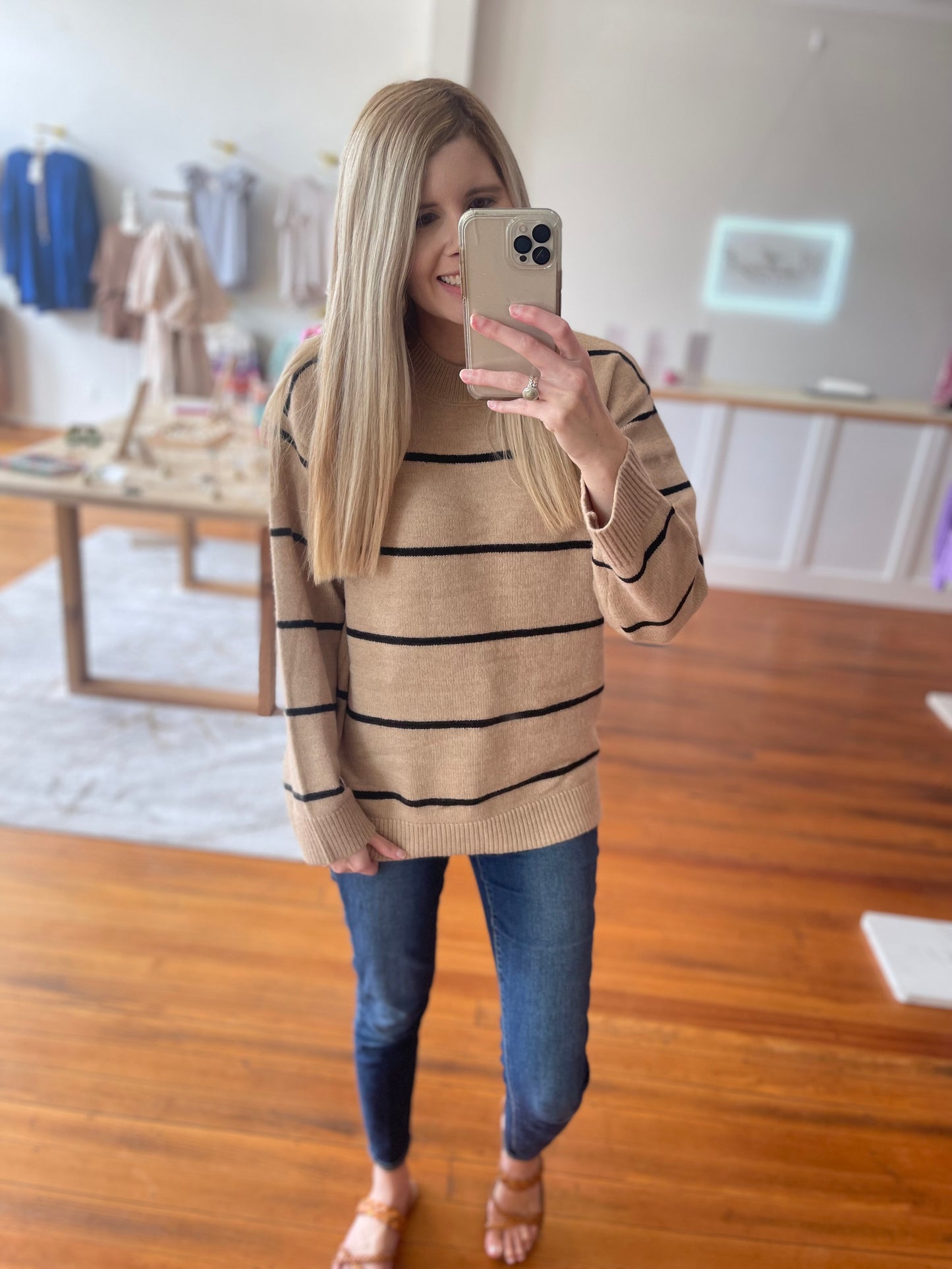 Clearly The One Sweater (Taupe)