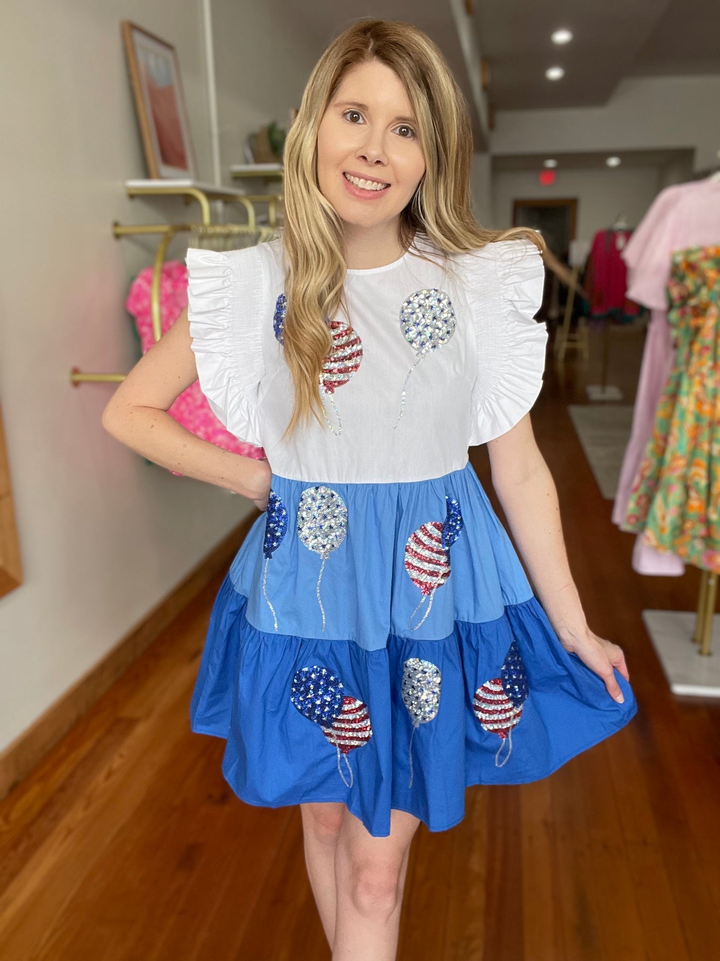 Firework Dress for Vibrant Elegance and Comfort in 100 Percent Cotton