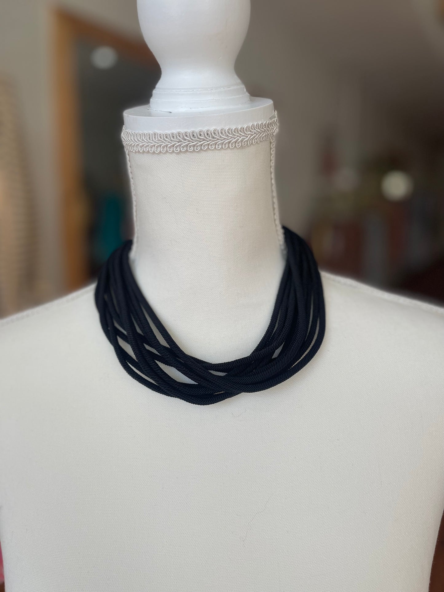 Black Rope Necklace