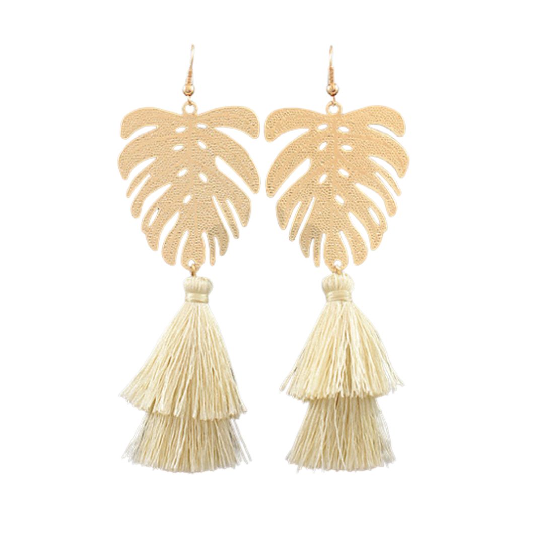 Isle Of Palm Earrings Ivory
