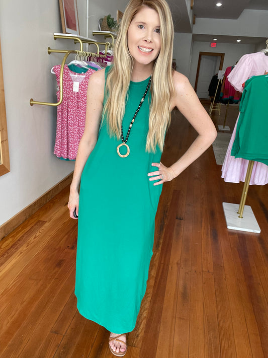 Something To See Maxi Dress Kelly Green Summer Essential