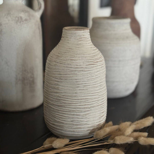 Medium White Vase