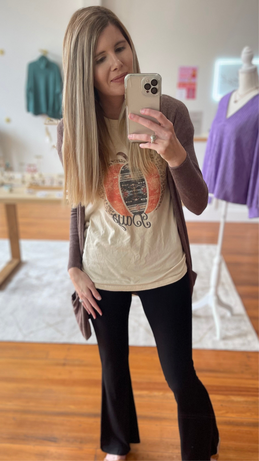 Black Flare Leggings