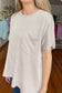 Moments That Make You Short Sleeve Ribbed Top (Latte)