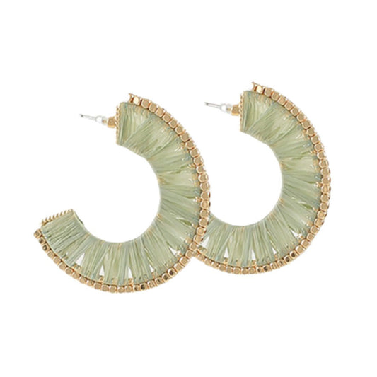Woven Ocean Sand Earrings