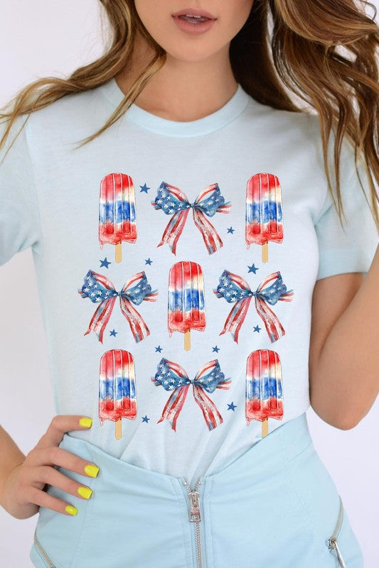 America Popsicle Graphic T Shirt