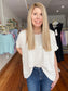 Moments That Make You Short Sleeve Ribbed Top Beige