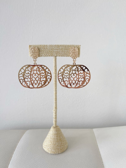 Pumpkin Earrings