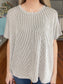 Moments That Make You Short Sleeve Ribbed Top Mocha