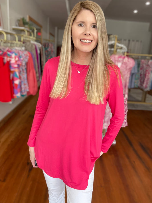 Butter Soft Top for Unmatched Comfort and Style Fuschia