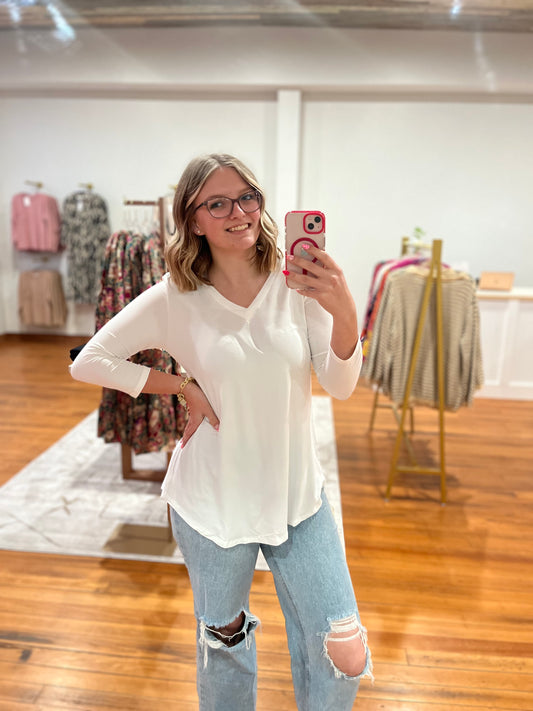 Butter Soft V-Neck Top