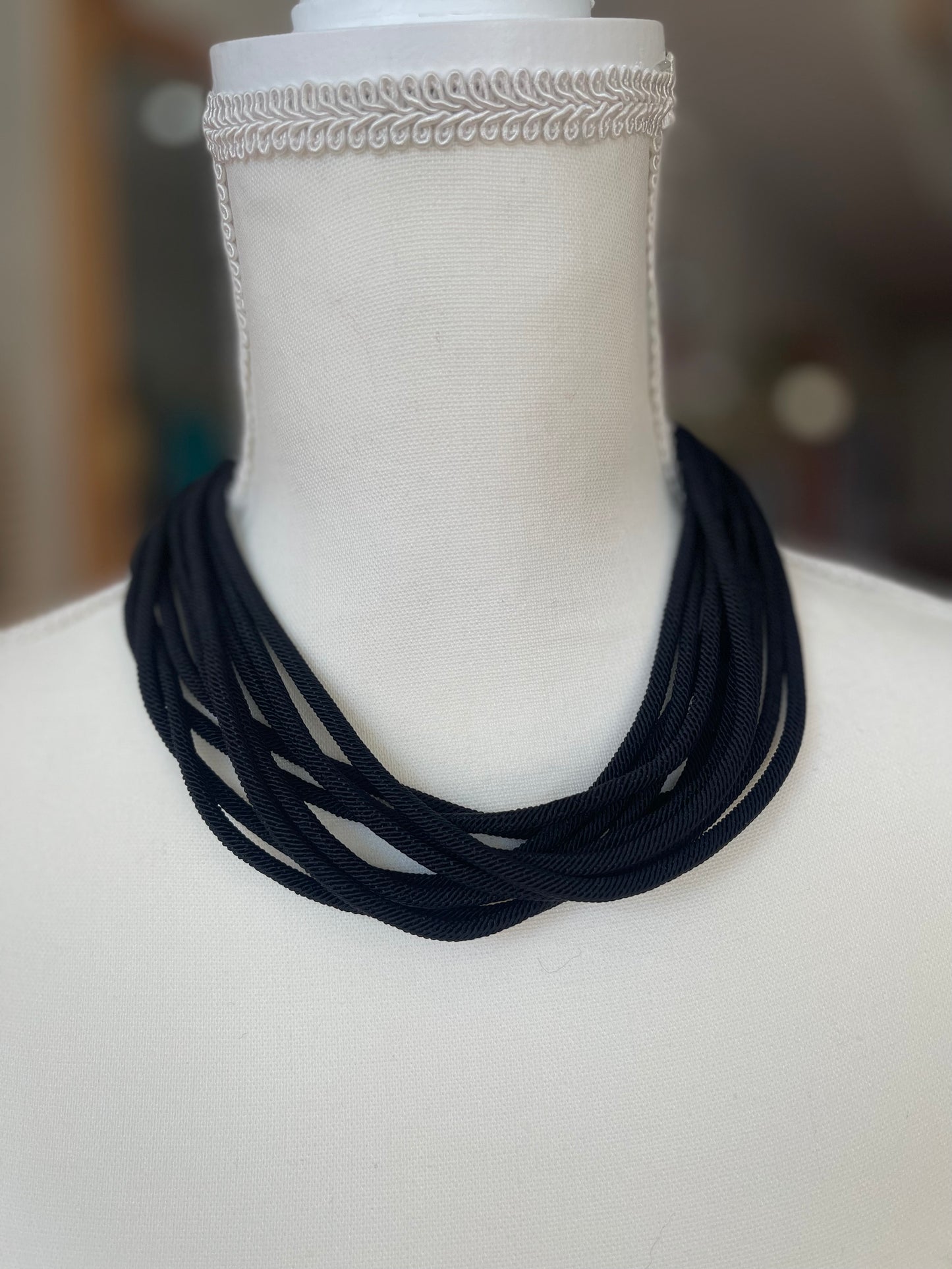 Black Rope Necklace