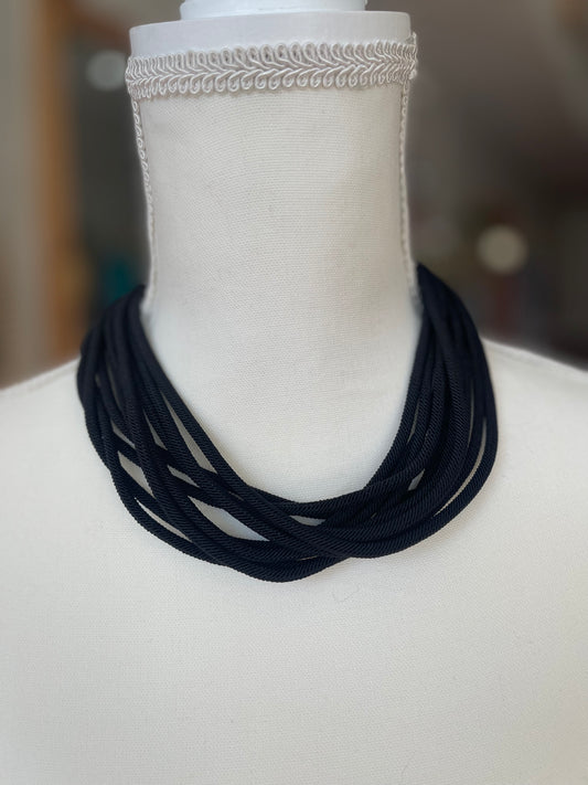 Black Rope Necklace