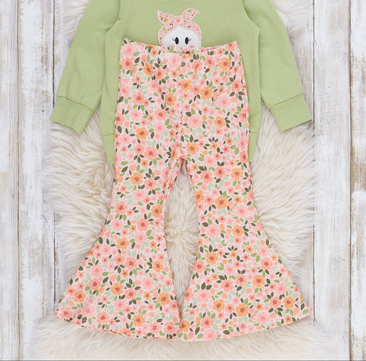 Ghostly Frolicking Bell Bottom Embroidered Outfit