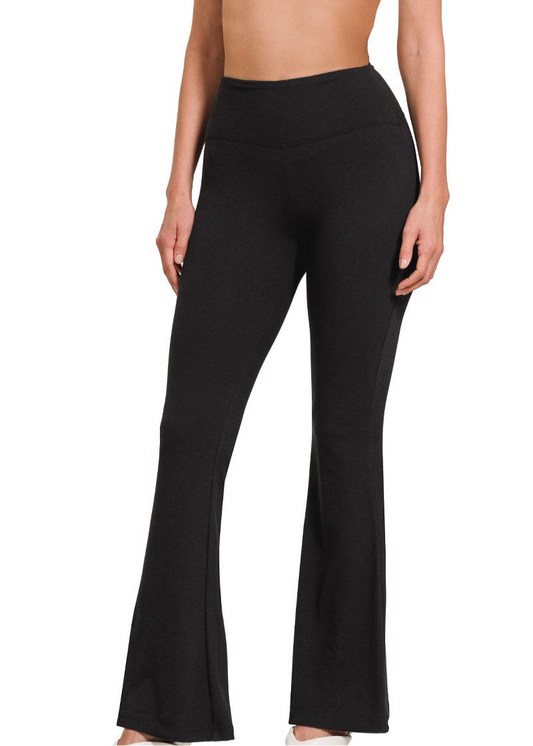 Black Flare Leggings