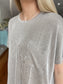 Moments That Make You Short Sleeve Ribbed Top Mocha