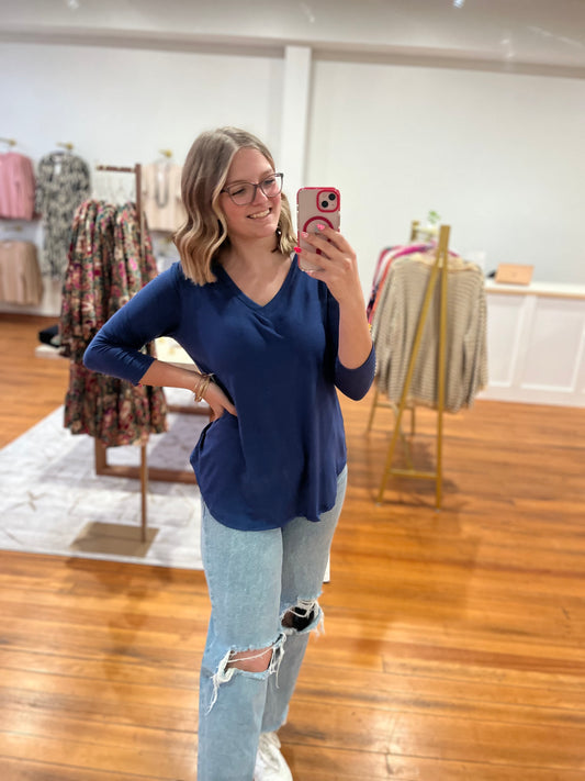 Butter Soft V-Neck Top
