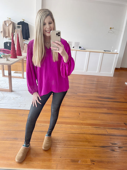 Magenta Magnificent Top