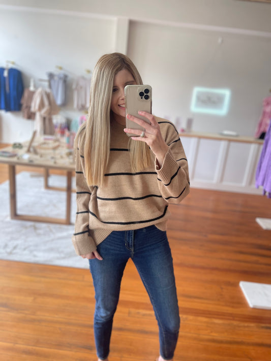 Clearly The One Sweater (Taupe)