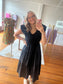 Classic Moment Black Midi Dress