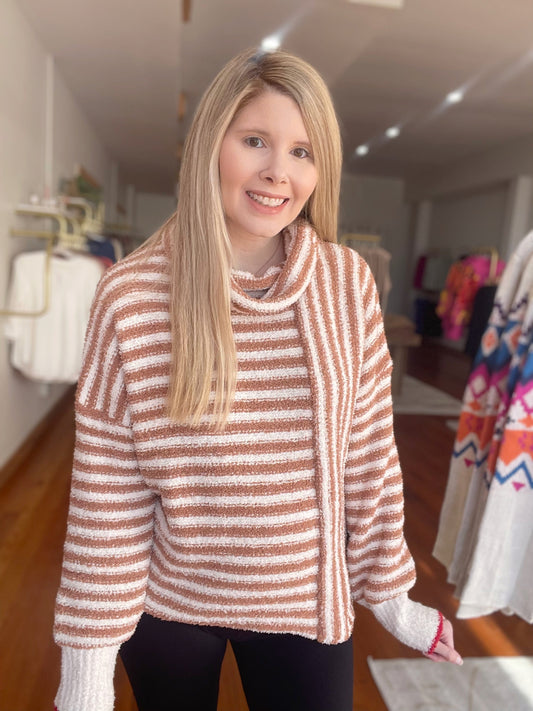 Latte Swirl Sweater
