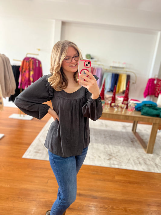 Blustery Night Top
