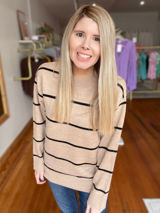 Clearly The One Sweater (Taupe)