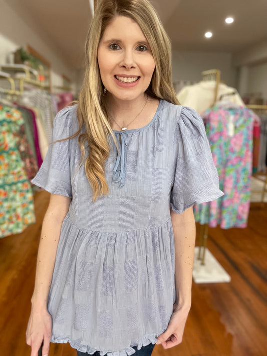 Perriwinkle Delight Top