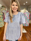Perriwinkle Delight Top