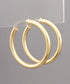 Gold Thick Hoops