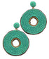 Take Me There Earrings Unique Polka Dot Design Seed Bead Accessories