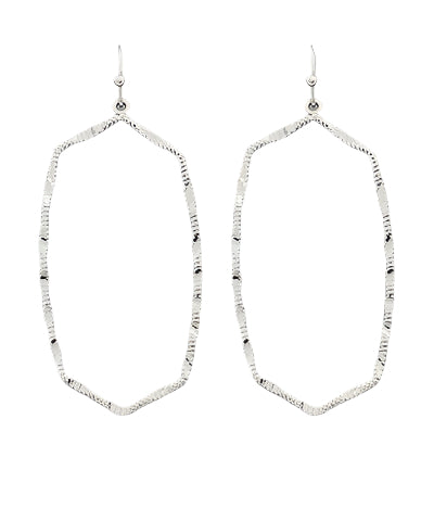 Hexagon Earrings