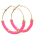Beaded Hoop Earrings