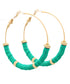 Beaded Hoop Earrings