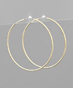 Thin Gold Hoops
