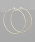 Thin Gold Hoops