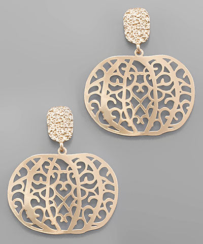 Pumpkin Earrings