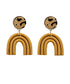 Animal Print Clay Earrings