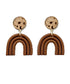 Animal Print Clay Earrings