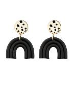 Animal Print Clay Earrings