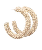 Beaded Hoops