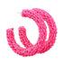 Beaded Hoops